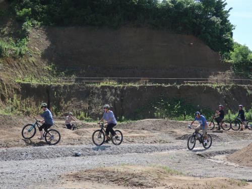 マウンテンバイクのフィールドをつくりました。