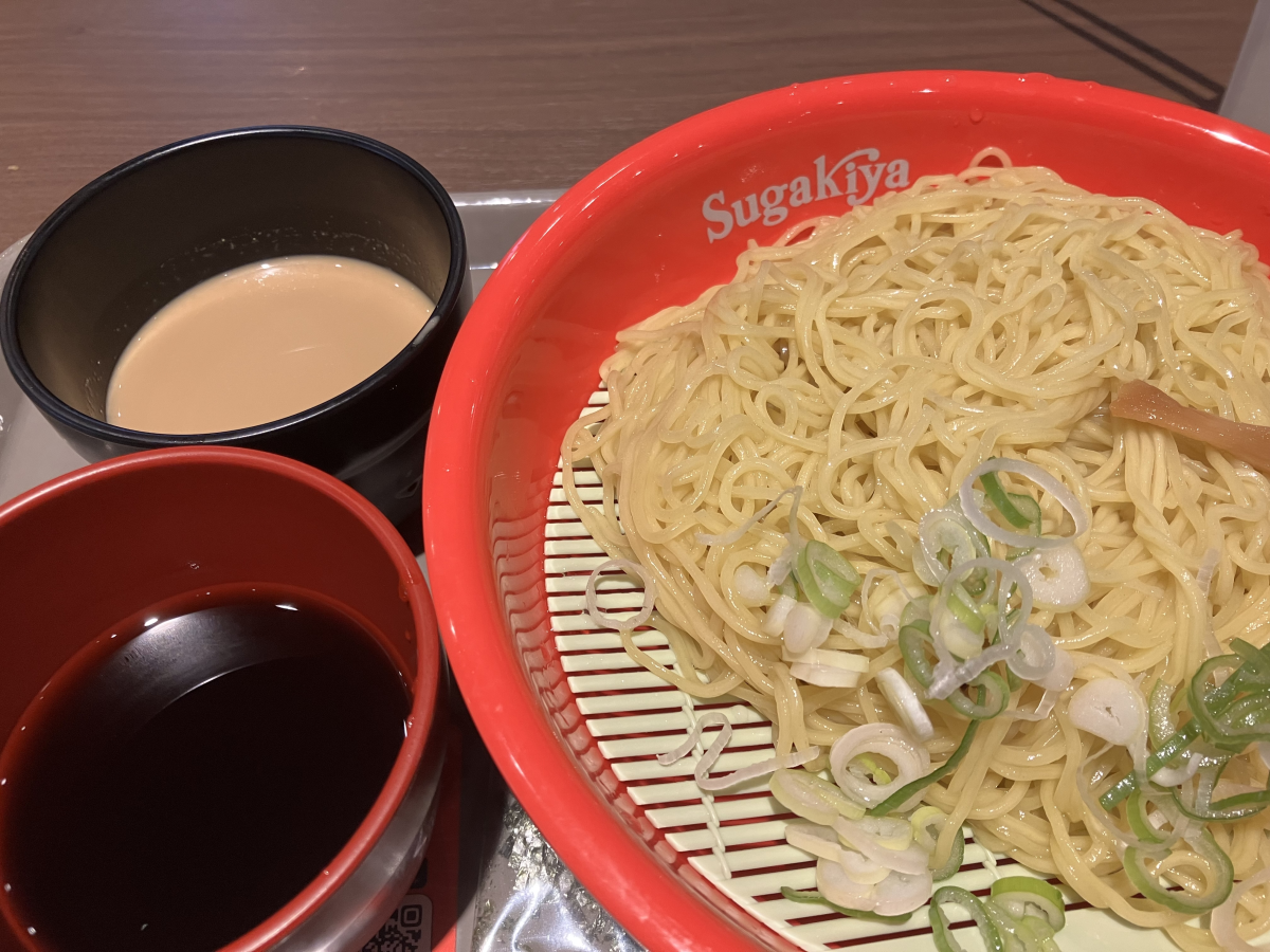 ざるラーメン