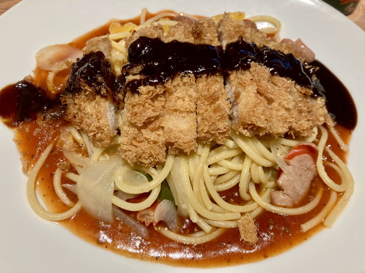 味噌かつあんかけスパ