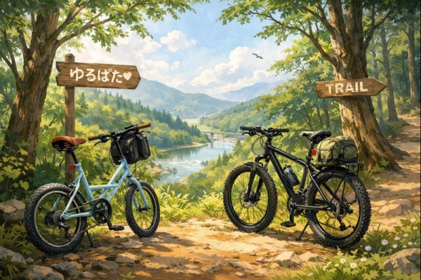 ゆるぽたトレイルライド、という言葉を考えた日